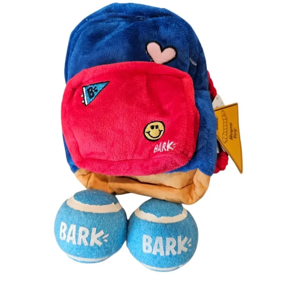 Bark box Dog Toy Janspup Tennis Balls 2 In‎ 1 Interactive Rip Reveal Dog Toy NWT